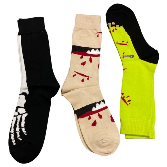 TeeHee Novelty Cotton Fun Crew Women and Men's Multi Pair Socks - Picture 1 of 5